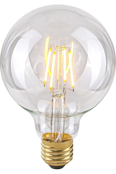 Italux Bec LED 4W 143mm pentru soclu E27 și formă G95 Alb Cald 400lm Cod: 801404