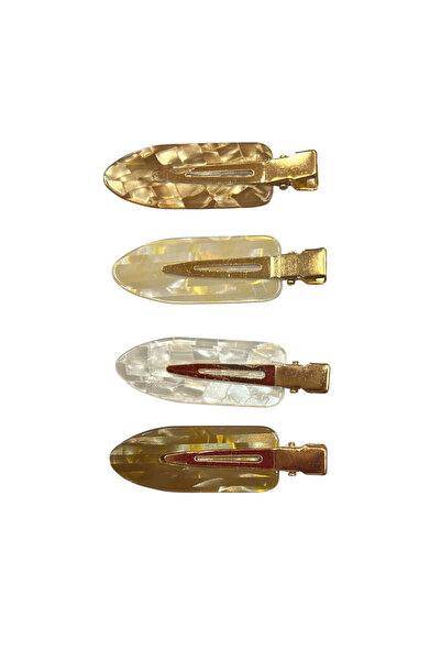 OEM 4 pieces of gold, white, cream and beige 6, 5 cm 2 cm set.