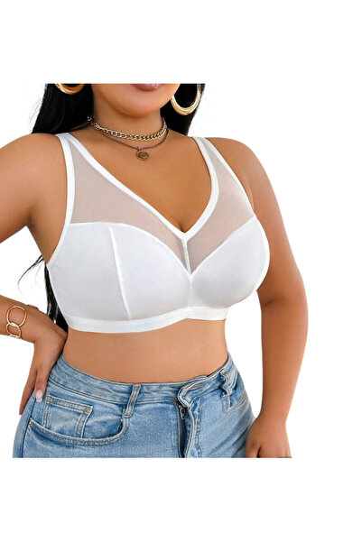 OEM Sutien dama, alb, neburetat, XL