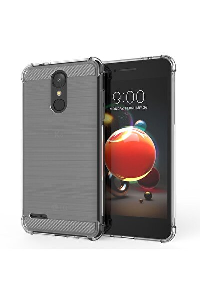 Caseflex Διάφανη Θήκη Σιλικόνης Carbon Fibre Effect LG K9 / K8 2018 - Clear