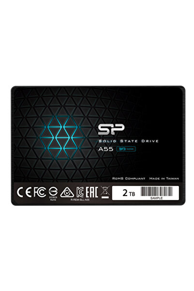 Silicon Power SSD A55 2TB, 2.5", SATA III, 500-450MB/s, 7mm