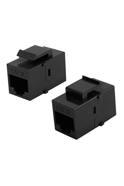 POWERTECH Keystone module RJ45 CAB-N451, CAT 6 UTP, μαύρο