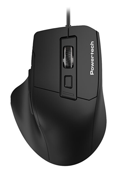 POWERTECH ενσύρματο ποντίκι PT-1273, οπτικό, 3600DPI, μαύρο