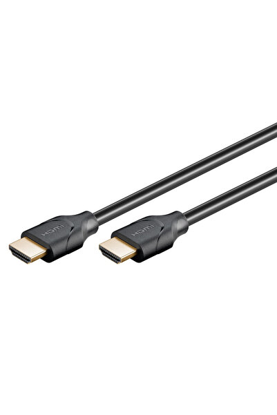 goobay καλώδιο HDMI 2.1 61638, Ethernet, ARC, 8K/60Hz 48 Gbps, 1m, μαύρο