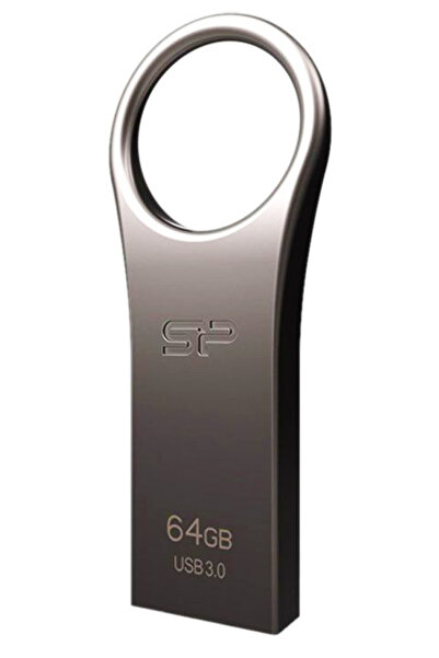 Silicon Power USB Flash Drive Jewel 80, 64GB, USB 3.2, ασημί