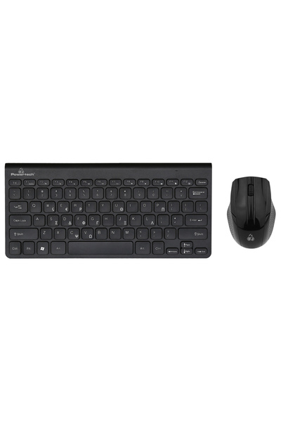 POWERTECH set ποντίκι & πληκτρολόγιο PT-940, ασύρματο, 1200DPI, μαύρο