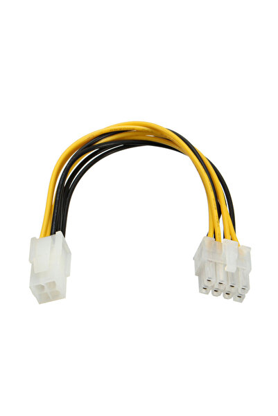 POWERTECH καλώδιο για MB 4pin θηλυκό σε 8pin αρσενικό CAB-W007, 20cm