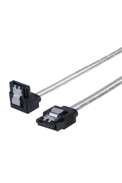 POWERTECH Καλώδιο SATA III 7pin σε 7pin 90° CAB-W033, flat, 0.5m