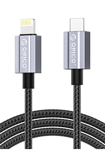 Orico καλώδιο Lightning σε USB-C GQA29, 29W, 480Mbps, 1m, μαύρο