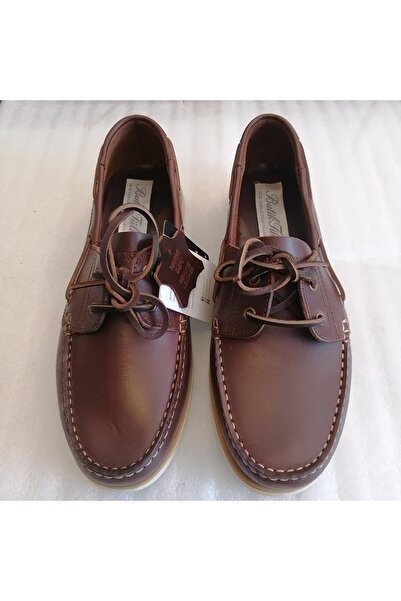 Butik Tülin Unisex Genuine Cowhide Leather Oil Brown Hand-Stitched Non-Slip R...