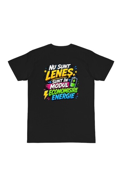 OEM Tricou personalizat cu mesaj: Nu sunt leneș, sunt în modul de economisire...