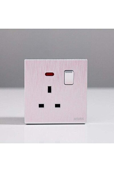 Danube Home Milano 13A Socket With Neon Electrical Switches Sockets Outlets F...