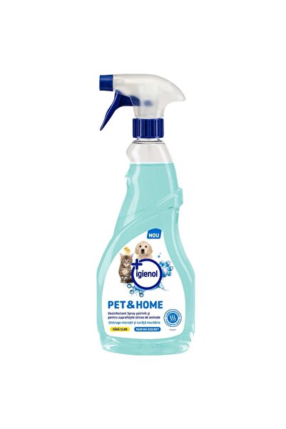 OEM Igienol, Solutie spray dezinfectanta, suprafete multiple, Pet & Home, 750 ml