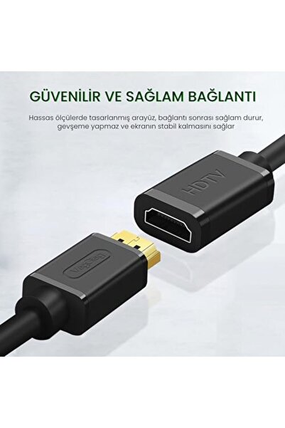 Yıldızan كابل تمديد HDMI 2.0 من أنثى إلى ذكر بدقة 4K و60 هرتز من MSA Shop، طو...