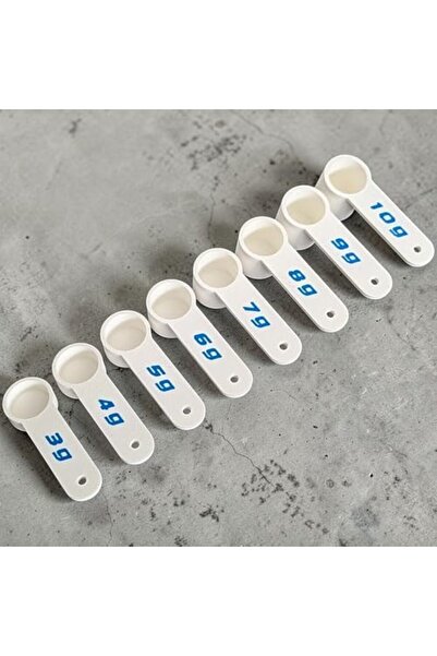 Yıldızan Edl Shop 8 Pieces Creatine Measuring Spoons - Measuring Scale for Po...