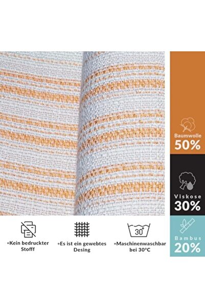 Yıldızan Sofa, Armchair and Bed Cover - 240X260 cm - Bamboo Viscose Fabric - ...