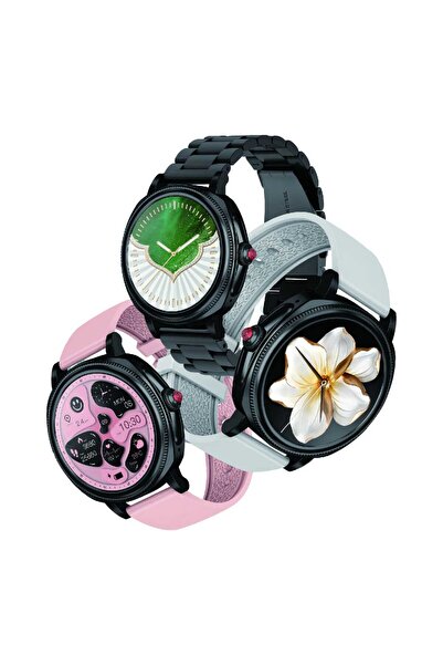 Ikon Lady Smart Watch With 4 Straps, 1.09 inches, IK-WLS69