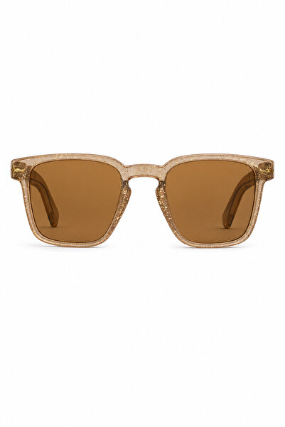 Jack Ferrero Stylish and Fun Square Frame Sunglasses for Kids with Brown Lenses