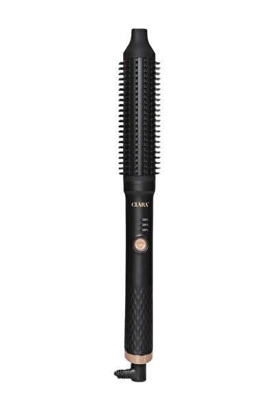 Clara Slim Heated Brush - Black
