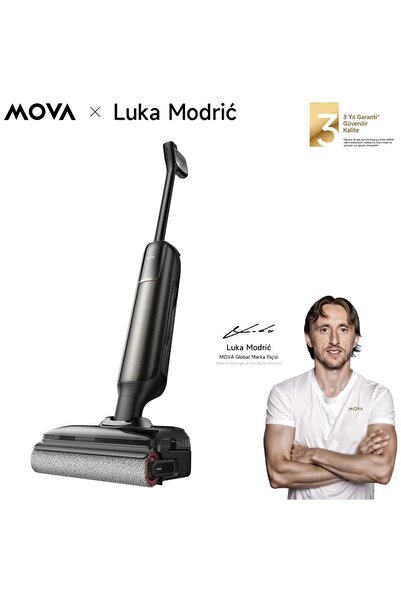 MOVA ELVT Yeni Model M50 Islak ve Kuru Süpürge, 22000 Pa Emiş Gücü, 85°C Fırç...
