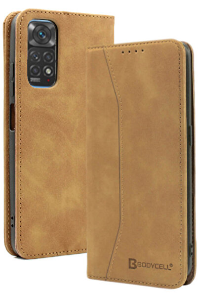 Bodycell Θήκη - Πορτοφόλι Xiaomi Redmi Note 11 / 11S - Brown