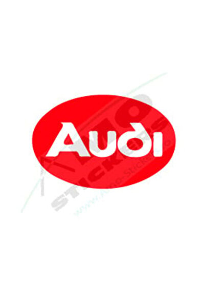 Amo-Stickers Audi logo 25cm Rosu