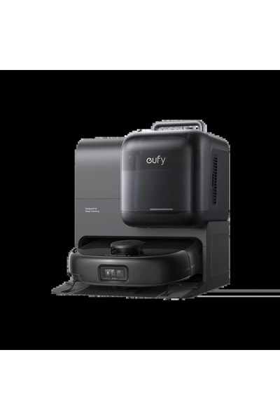 eufy Aspirator robot Omni E28 HydroJet FlexiOne, 20.000 Pa, Mop cu rola, Stat...