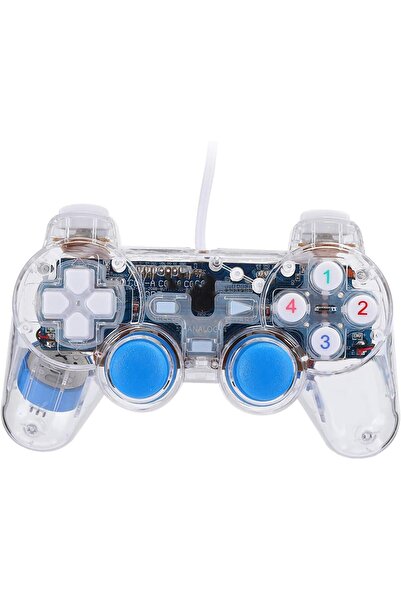 Generica Stylish Handheld USB Wired Game Console Transparent Controller for P...
