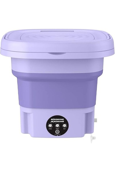 Generic Portable Folding Mini Washing Machine – Lightweight Automatic Underwe...