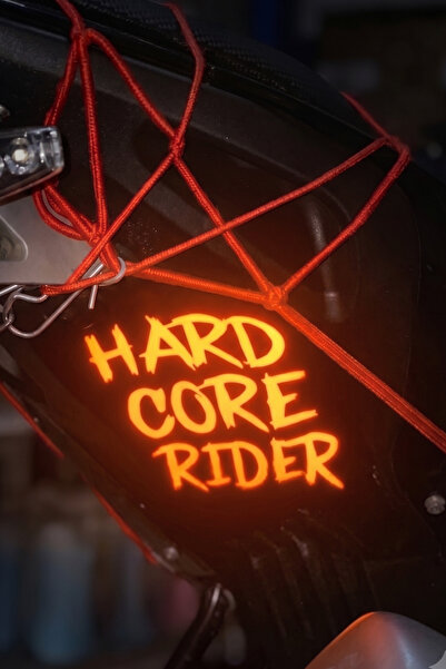 Banxtre Decorative Reflective Sticker for Motorcycles and Cars Hard Core Ride...