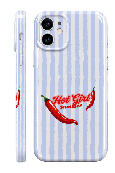 WANNA PROTECT iPhone 11 Hot Girl Protect Slim Parlak Tam Kaplayan Baskı Kamer...