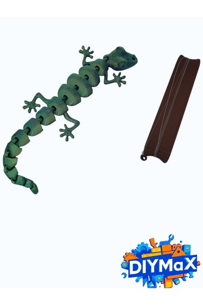 DIYMaX Interactive Cat Play Wand with Jointed Lizard Figure