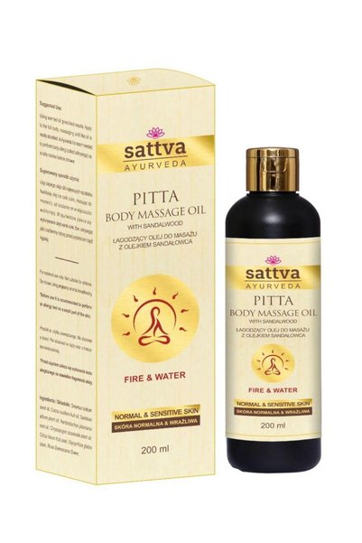 sattva Ulei de Masaj Pitta pentru Piele Normala si Sensibila 200ml