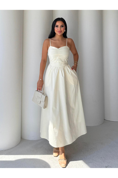 My Blog Yellow Strap Dress - 2Y4019