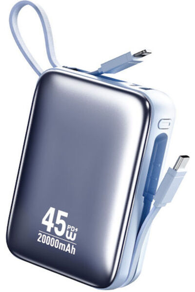 WK WP-50 Power Bank 20000mAh 45W Power Delivery Μπλε