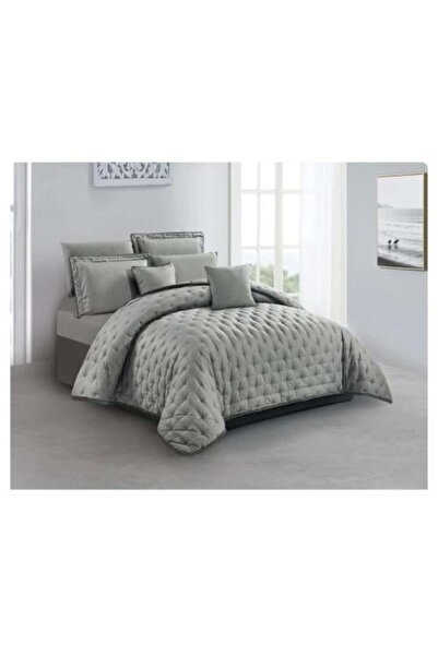 ALBAGSHI Emily Double Set 10 Pieces Dark Gray