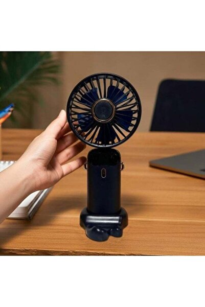 Danube Home Milano Icy Portable Handheld Fan - Compact Black ABS Personal Fan...
