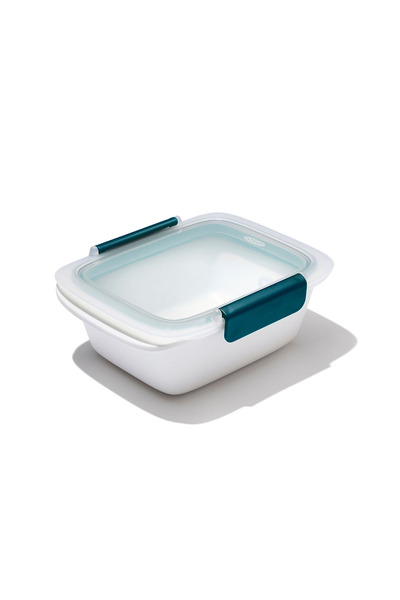 Oxo Cutie de pranz Prep & Go, 0,78l, Plastic/Silicon, Albastru/Alb