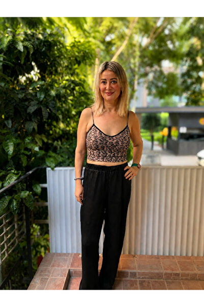satya Wild Muse Leopard Seamless Jacquard Crop Tank Top