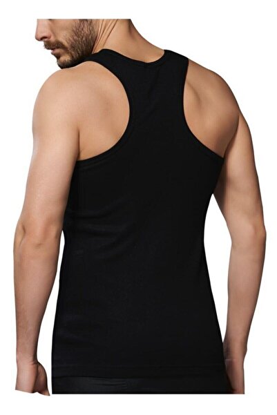 BLACK SWALLOW Men's Strappy 6 Pack Ribbed Sports Singlets