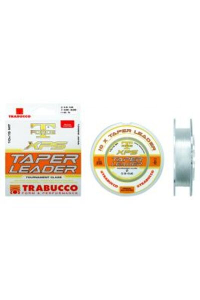 TRABUCCO Monofilament Fir conic XPS Taper Leader 0.26-0.57mm/8.35-32.5kg/10x15m