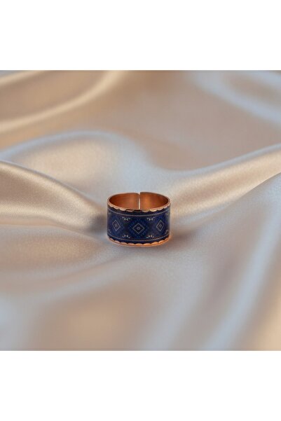 Erol Bakır New Series 1796 Bijouterie Ring 100% Hand Made Copper