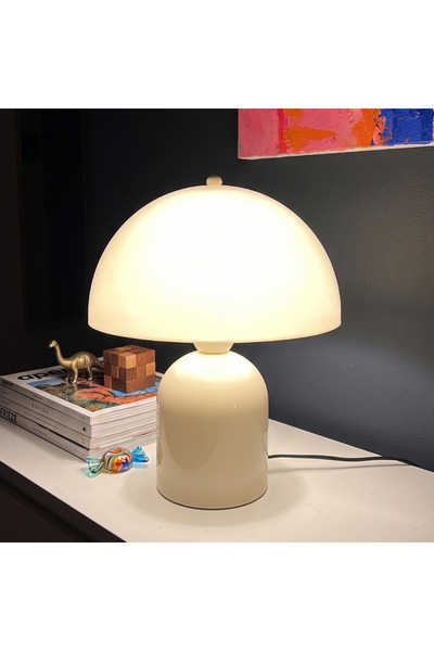 BY-LAMP Soho Bej Metal Masa Lambası | ByLamp