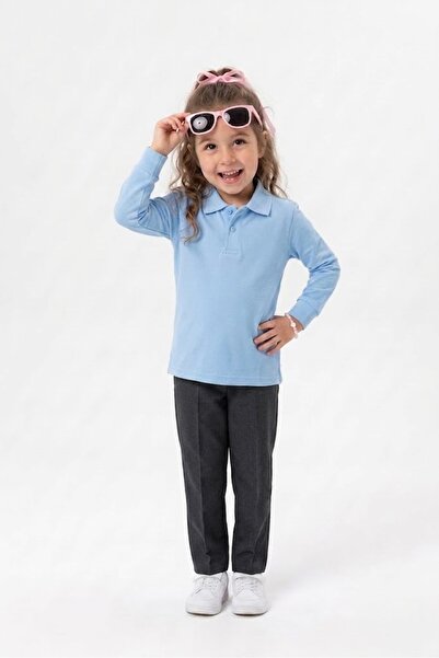 NACAR STORE Children's Unisex Poloyaka Long Sleeve School T-Shirt (Back to School)