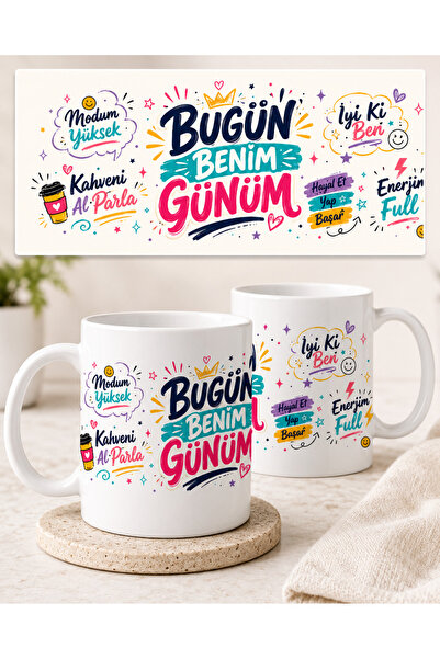 okulyolum "Today Is My Day" Motivational Printed Mug