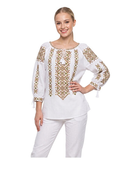 rody's forever Women's blouse DF white/orange marimea S