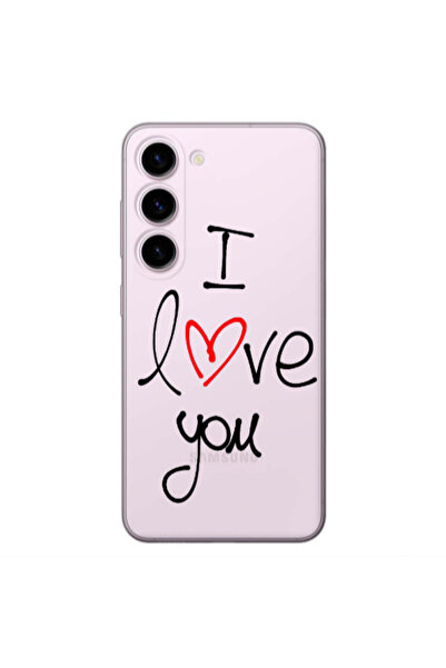 Other Samsung S23 Plus i love you Transparent Silicone TPU Θήκη