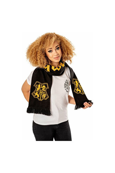 CID , Fular/esarfa din tricot cu logo Hogwarts, reversibil, Hogwarts Reverse,...