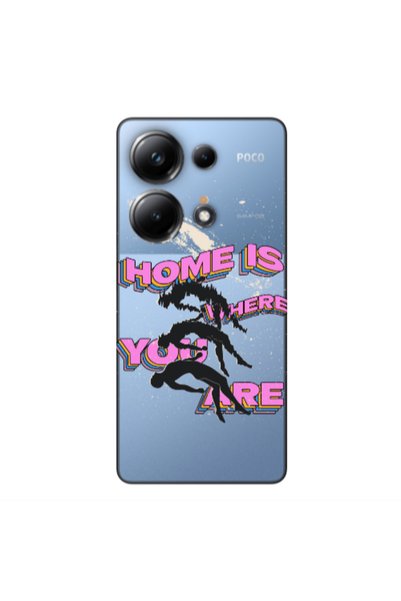 Other Xiaomi Poco M6 Pro 4G Home Is Where Transparent Silicone TPU Θήκη