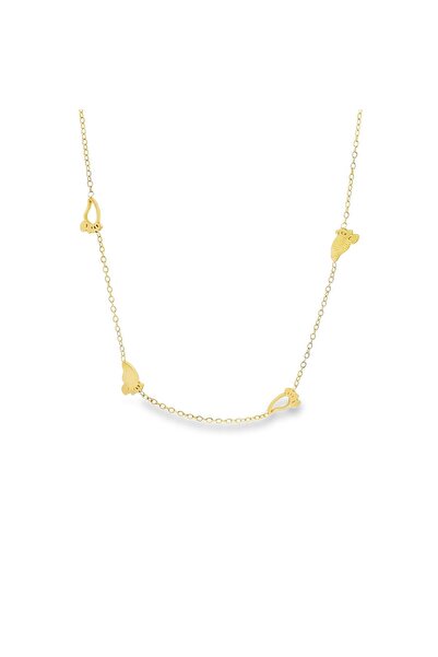 Bijuteria SORELLY 14k Gold-Plated Chain with Little Feet